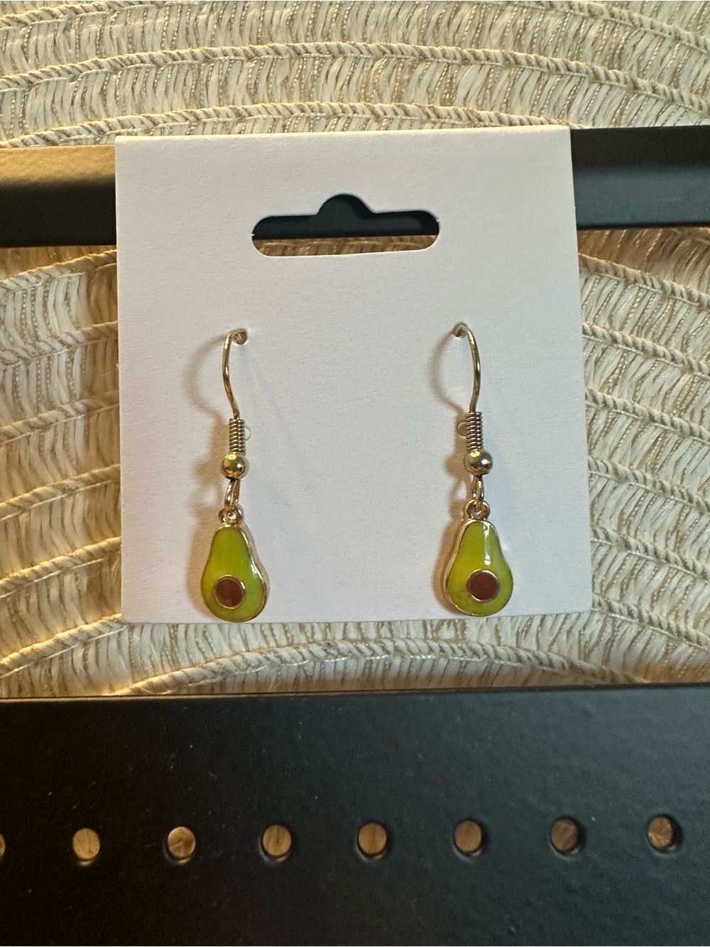 Green Avocado Drop Earrings - Women Jewelry